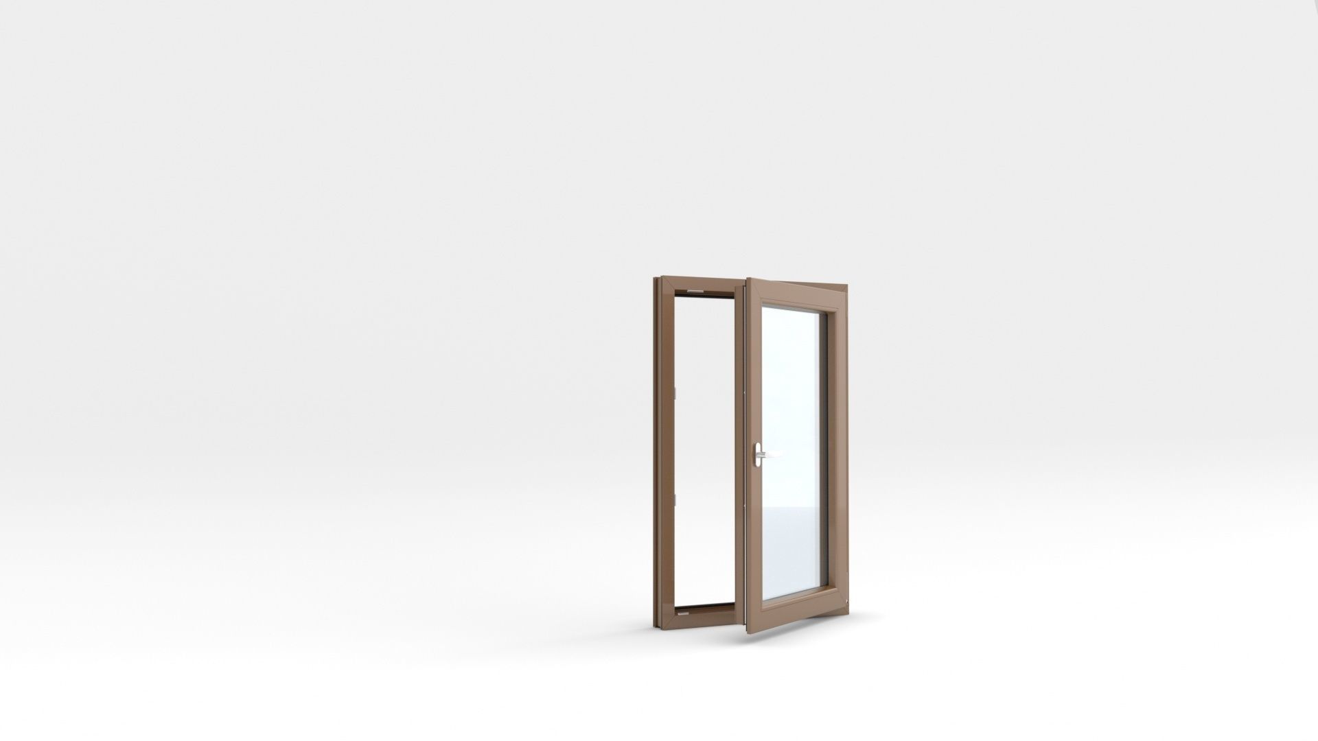Adjustable and Rigged PVC Window 3D model_27