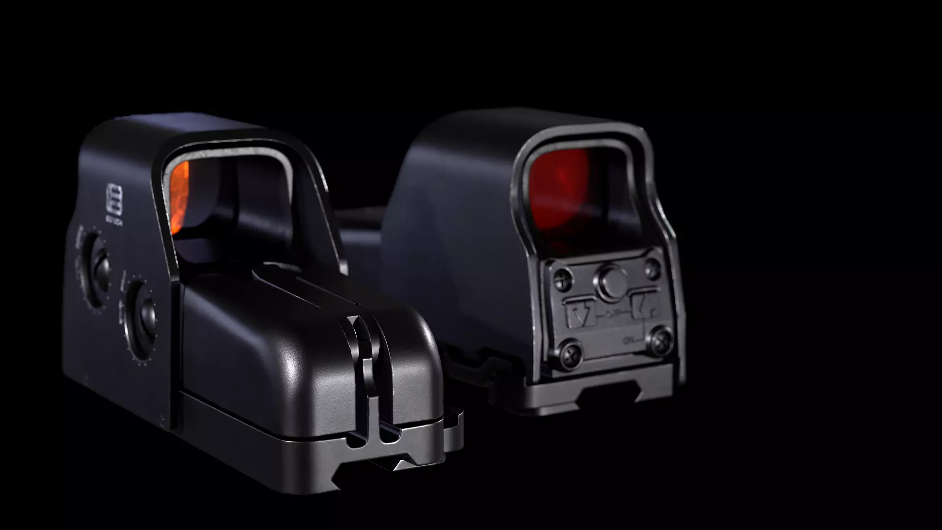 EOTech HWS 512 sight Low-poly 3D model