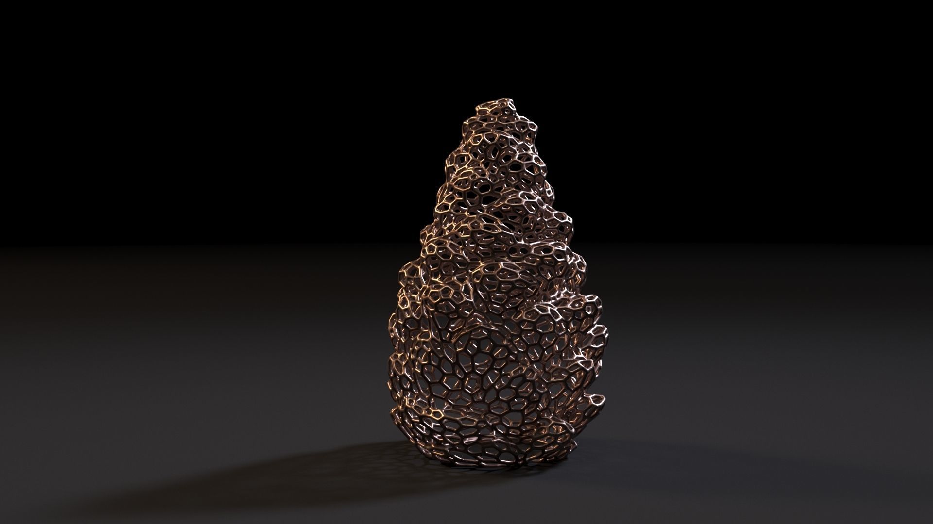 Pine cone 3D print model_3
