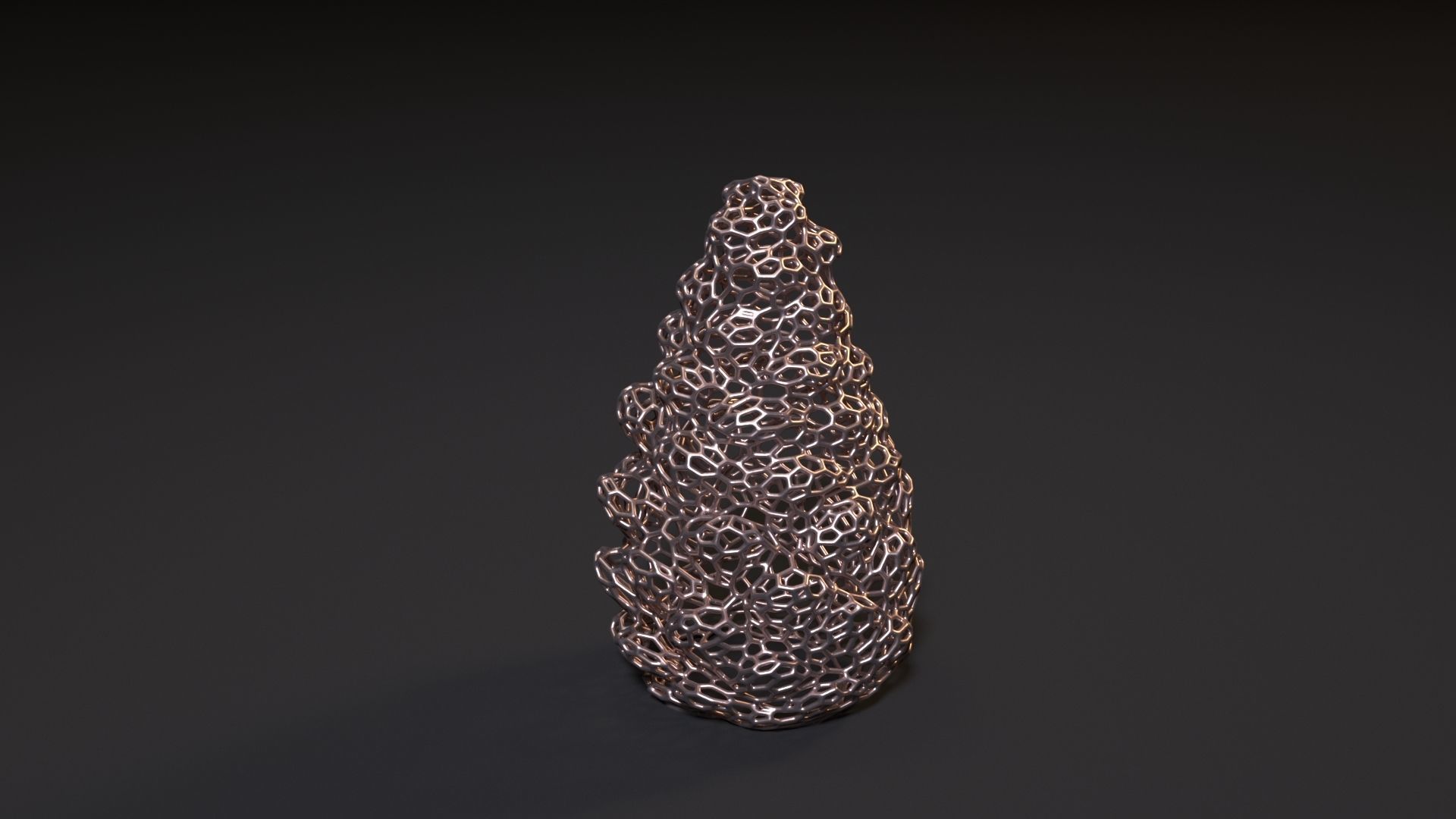 Pine cone 3D print model_6