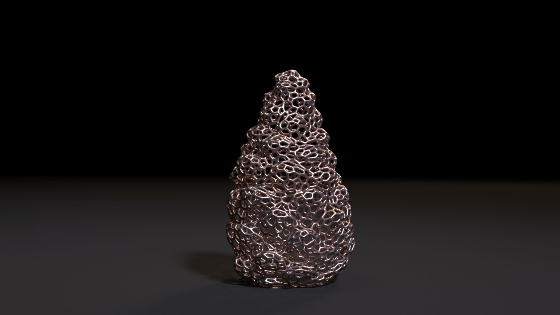 Pine cone 3D print model_5