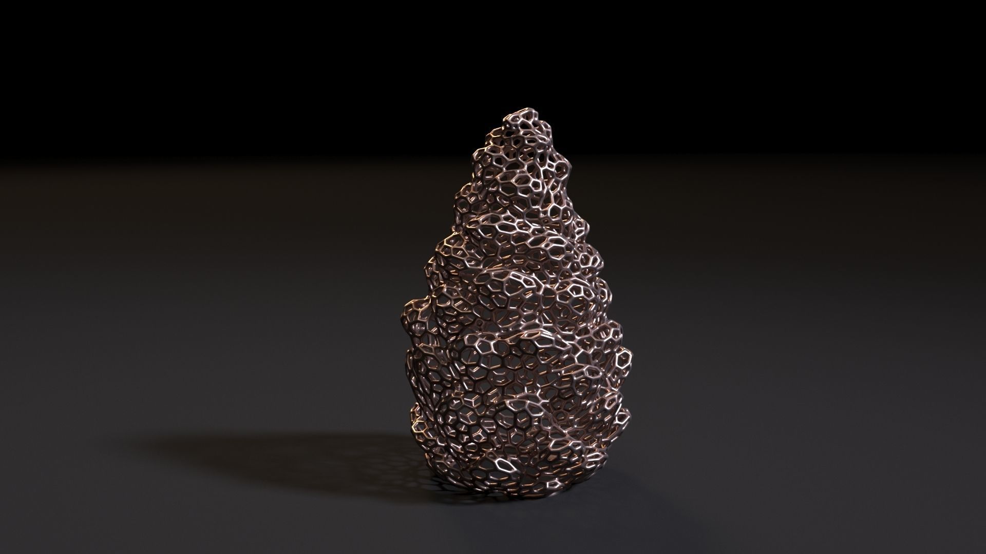 Pine cone 3D print model_4