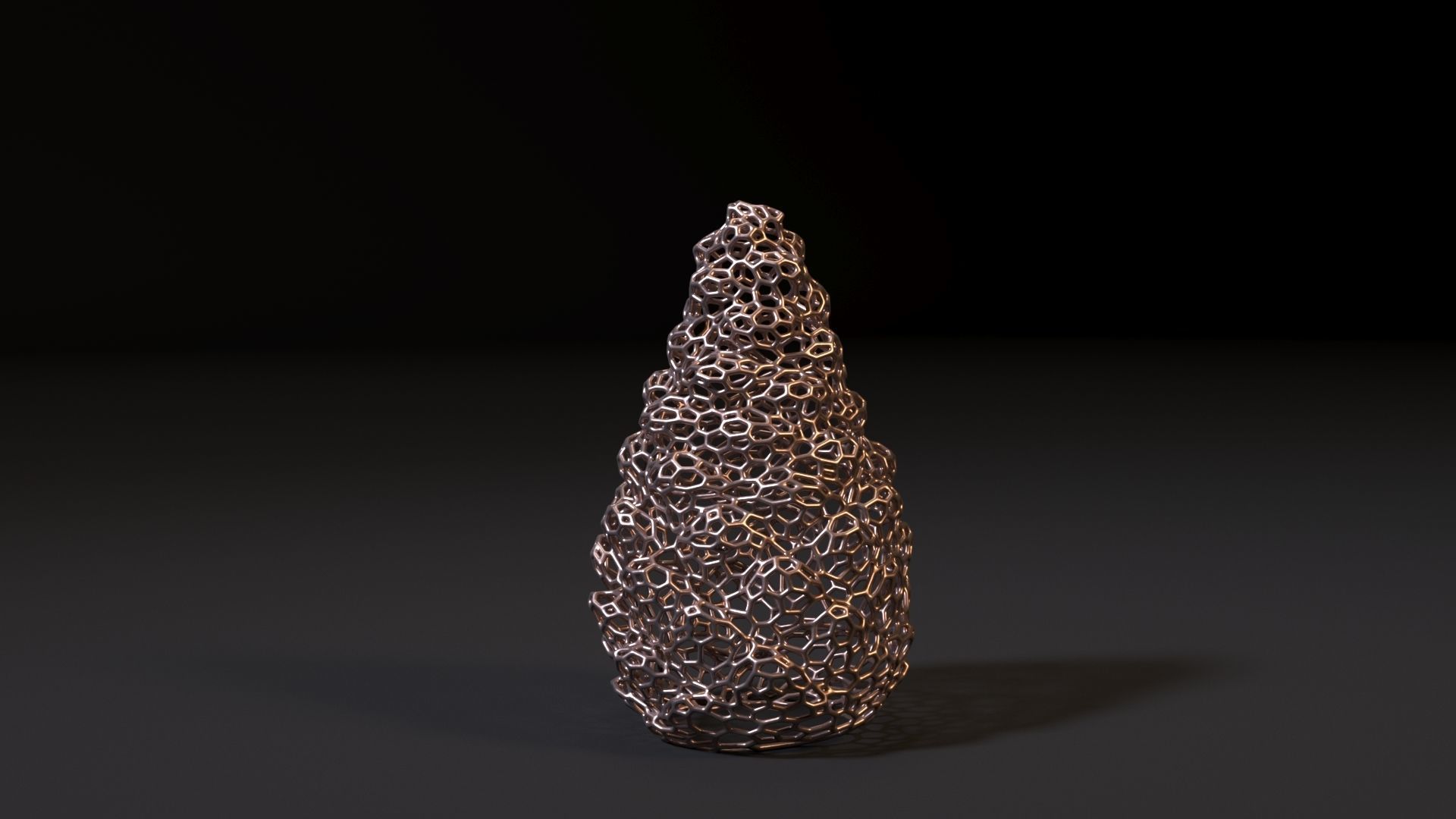 Pine cone 3D print model_7