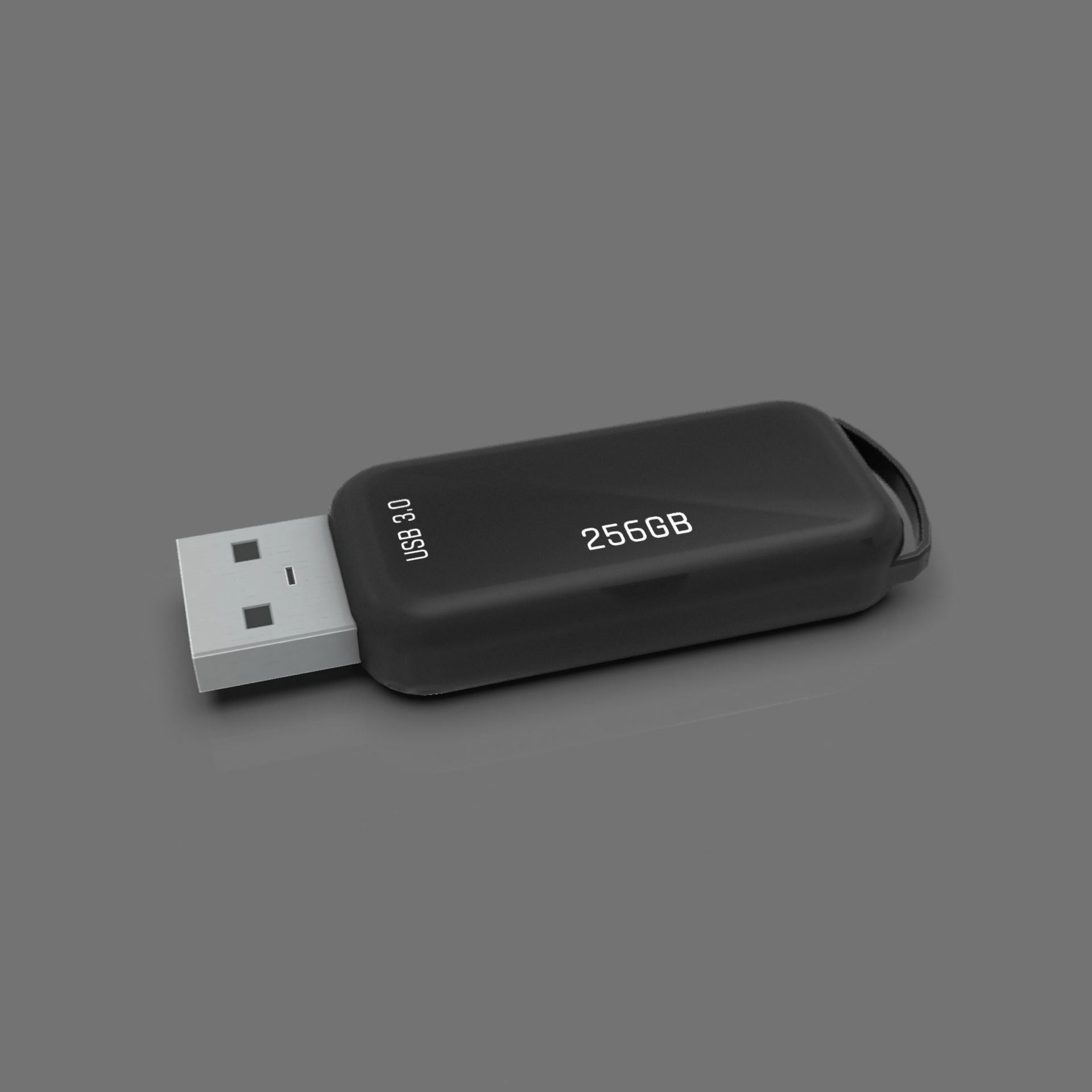 Pen Drive Low-poly 3D model_13