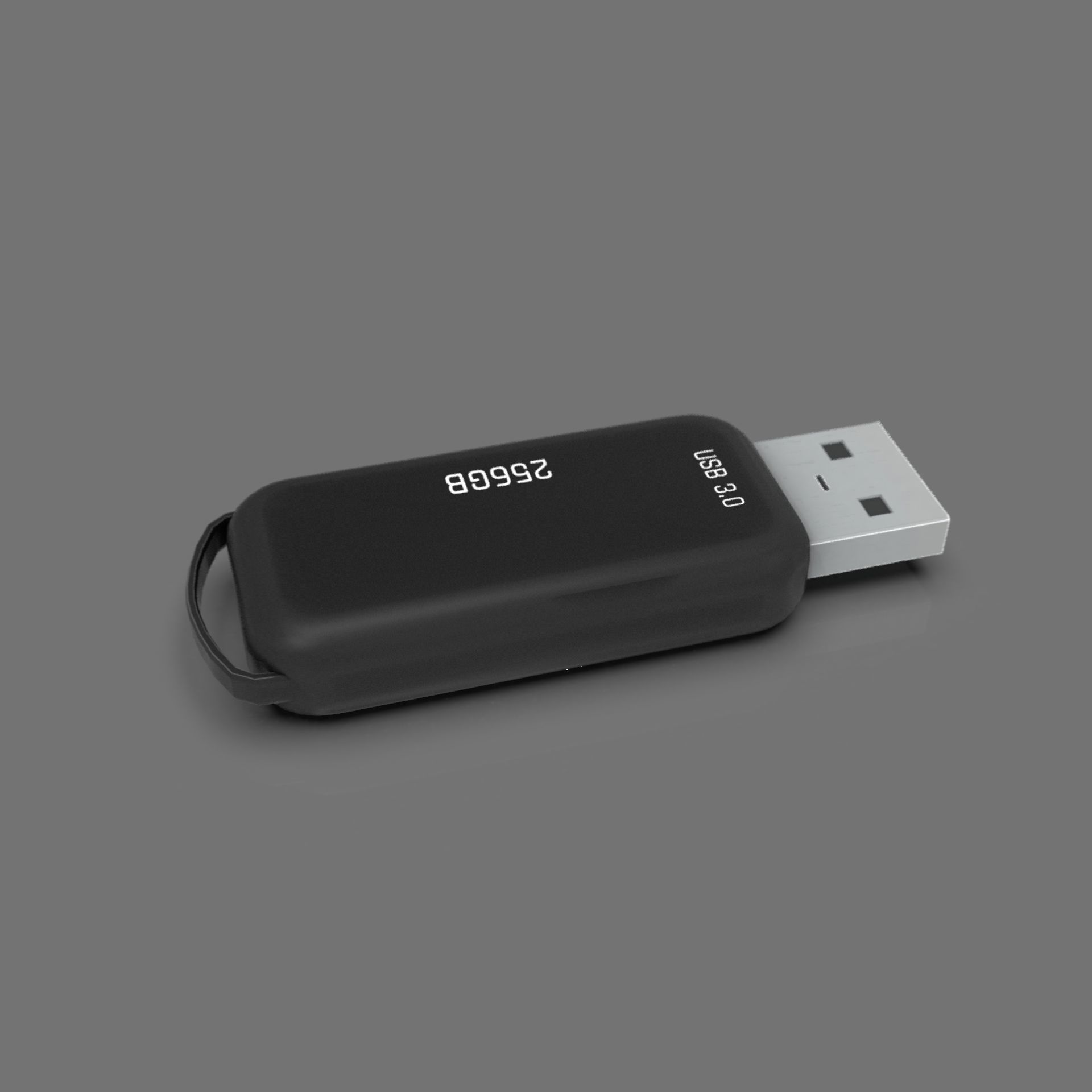 Pen Drive Low-poly 3D model_14