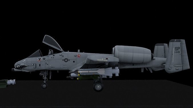  Fairchild Republic A-10 THUNDERBOLT II 3D model