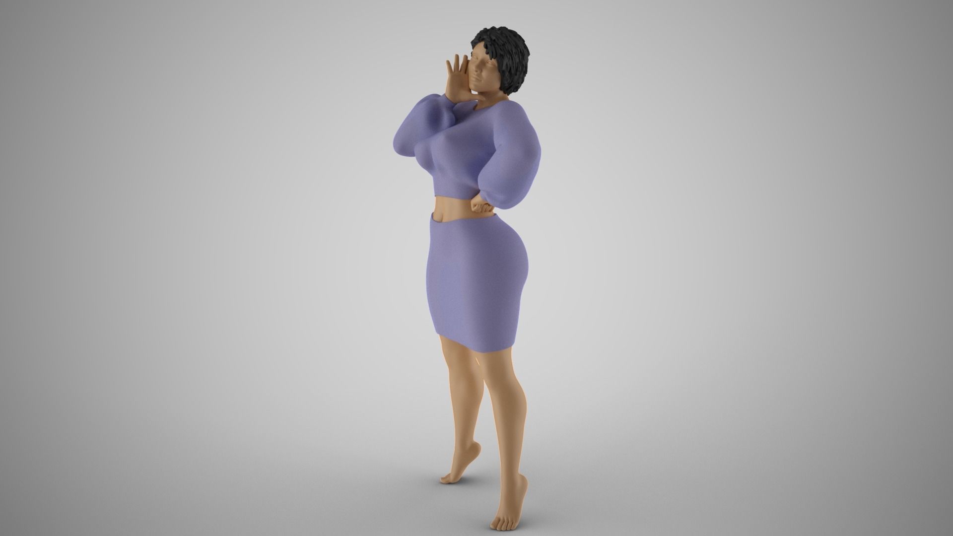 Shimmery Woman 6 3D print model_18