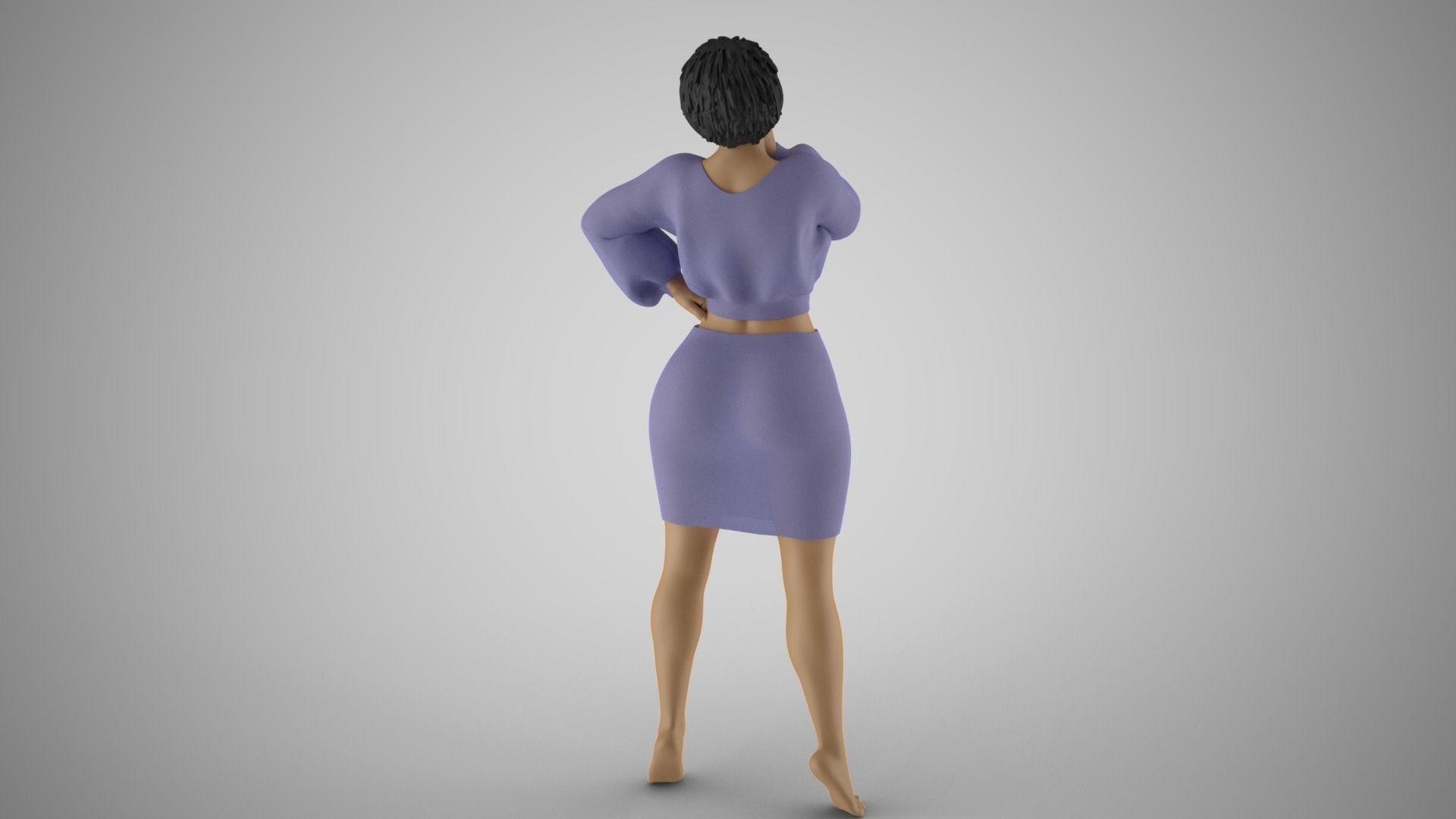 Shimmery Woman 6 3D print model_17