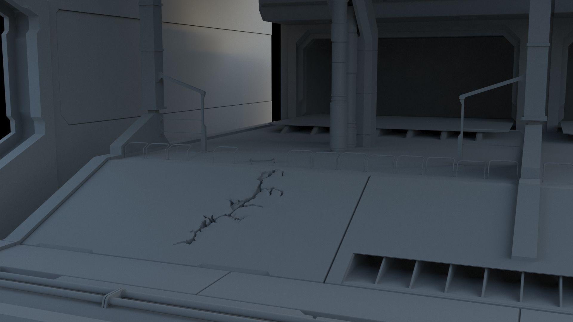 Sci-Fi Environment builder 3D model_8