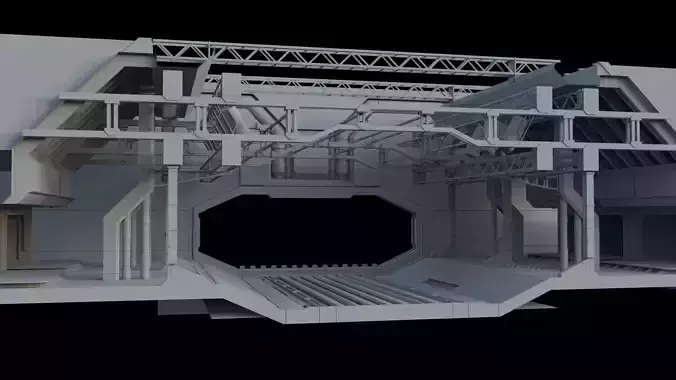 Sci-Fi Environment builder 3D model
