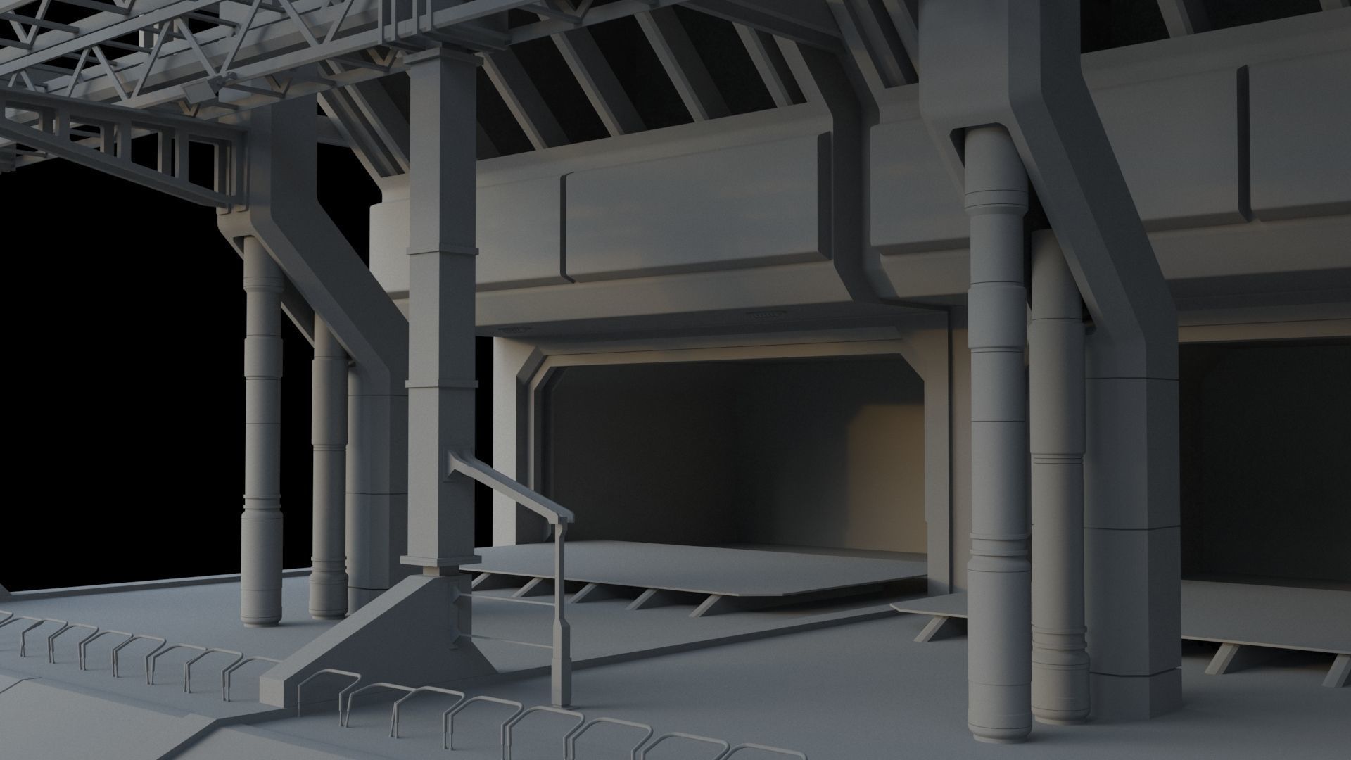 Sci-Fi Environment builder 3D model_13