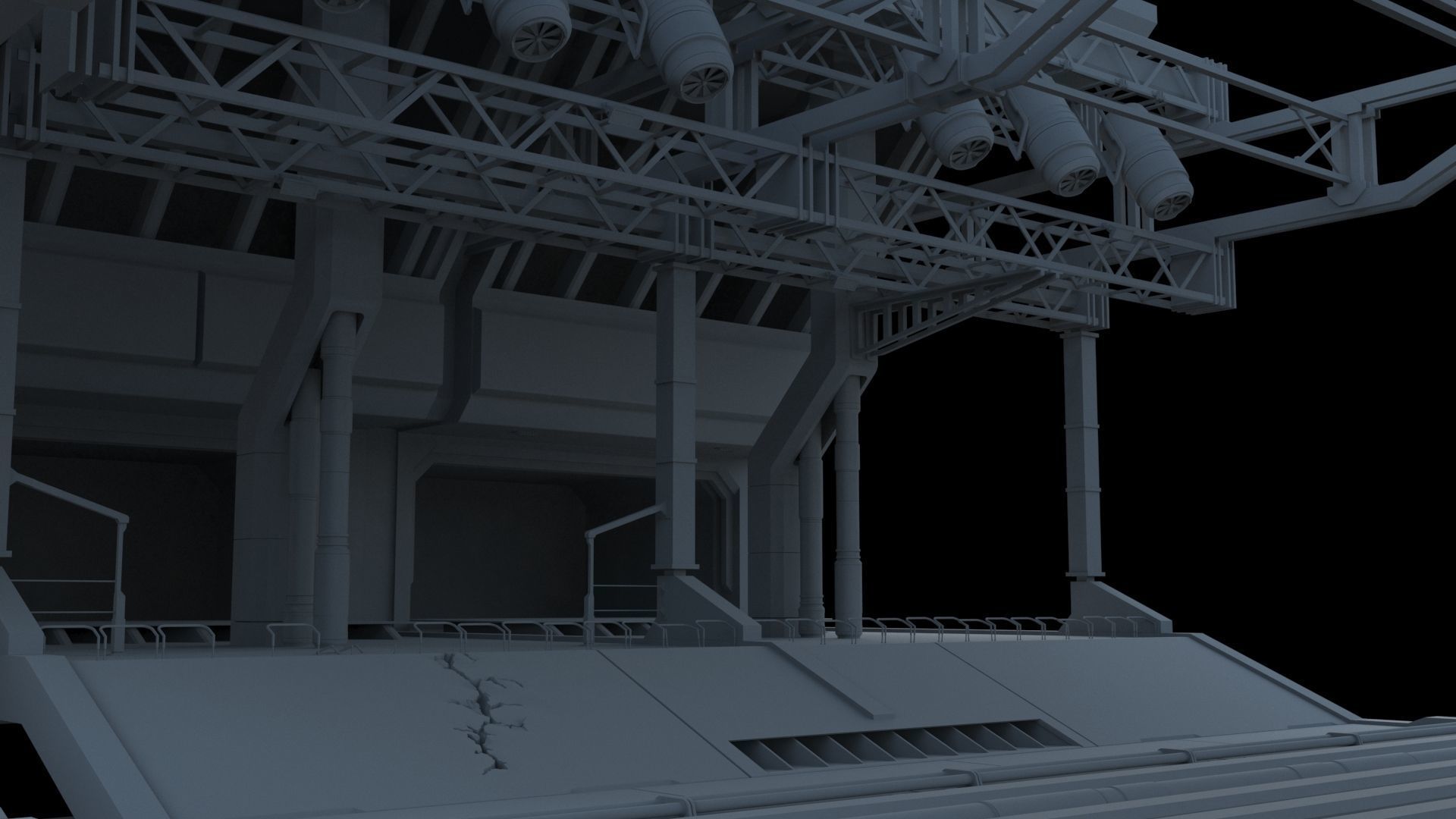 Sci-Fi Environment builder 3D model_15