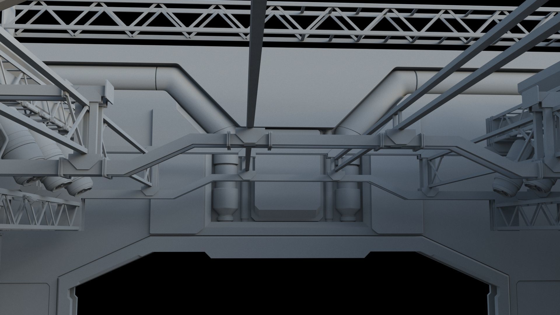 Sci-Fi Environment builder 3D model_7