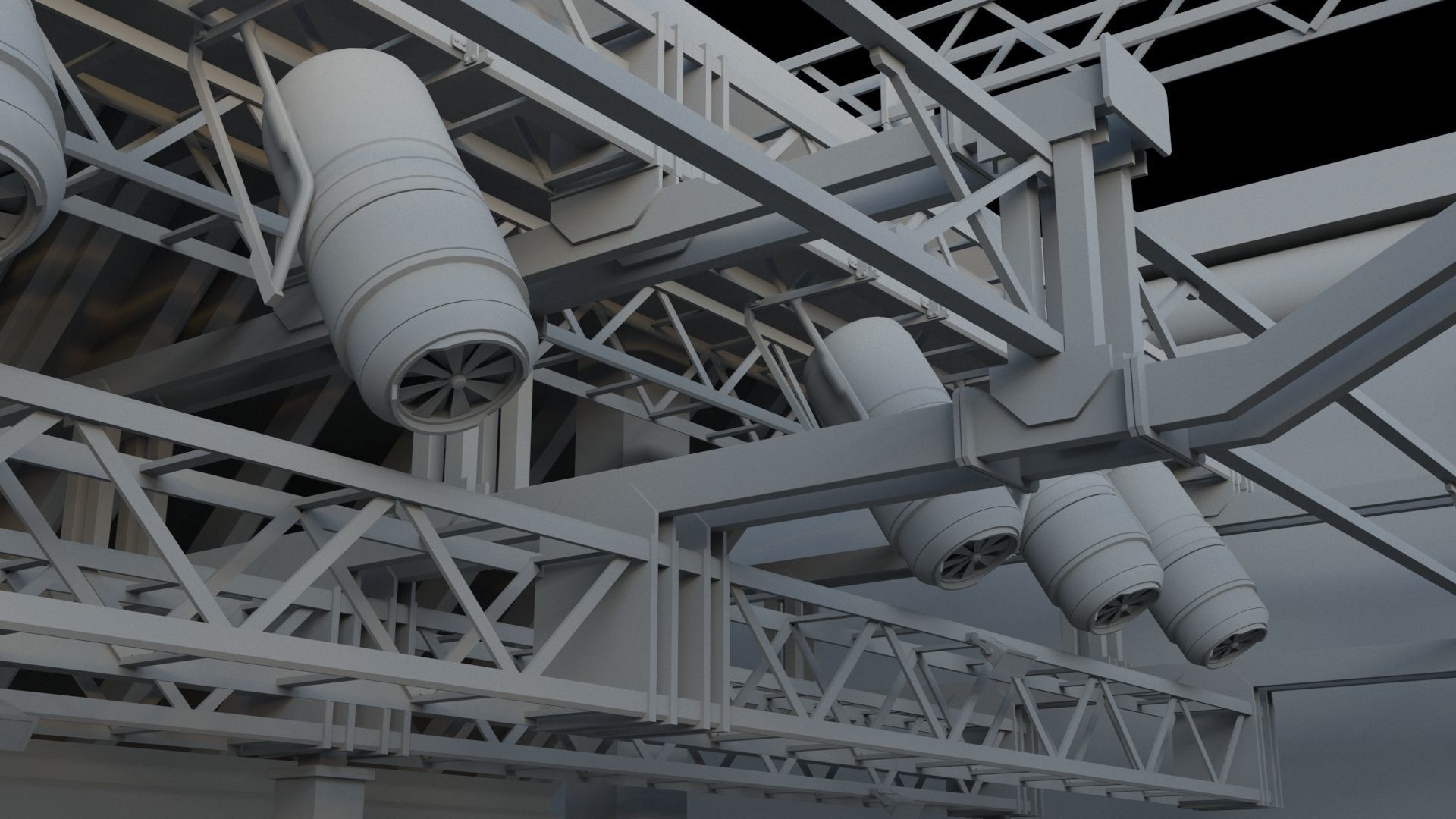 Sci-Fi Environment builder 3D model_12