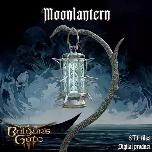 Fantasy MoonLantern Baldurs Gate 3 3D print model Fantasy MoonLantern Baldurs Gate 3 3D print model