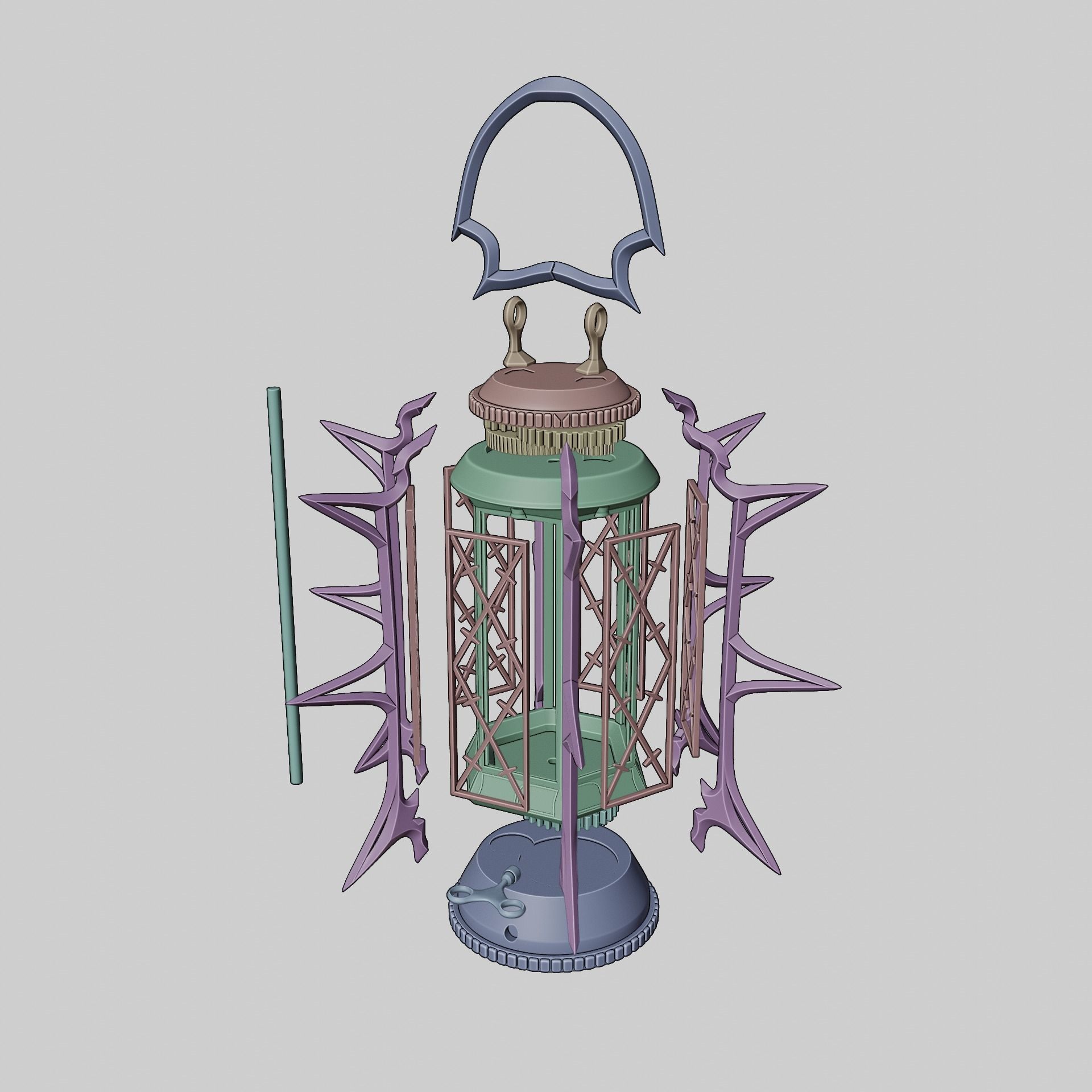 Fantasy MoonLantern Baldurs Gate 3 3D print model_8