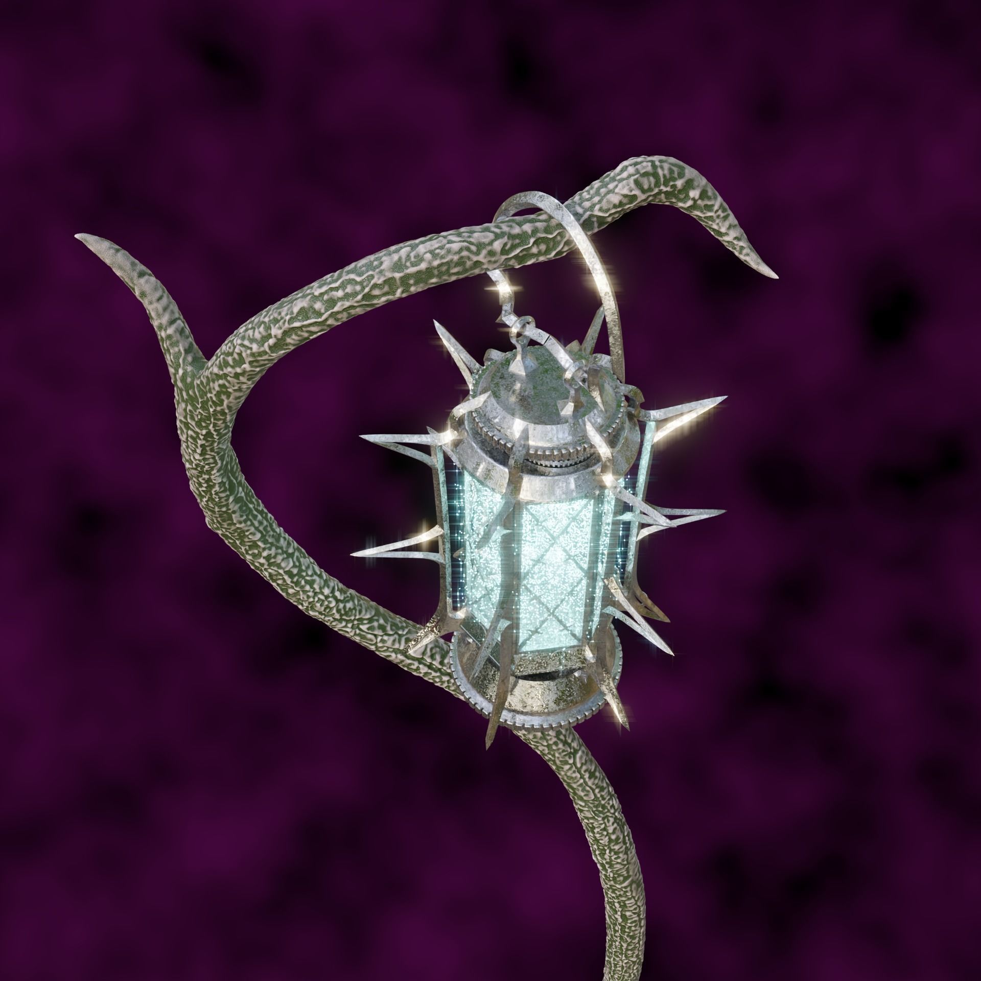 Fantasy MoonLantern Baldurs Gate 3 3D print model_6