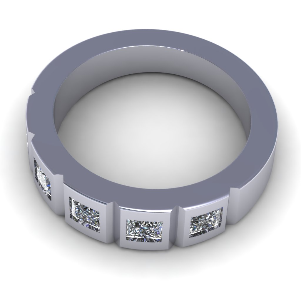 Wedding Band 3D print model_4