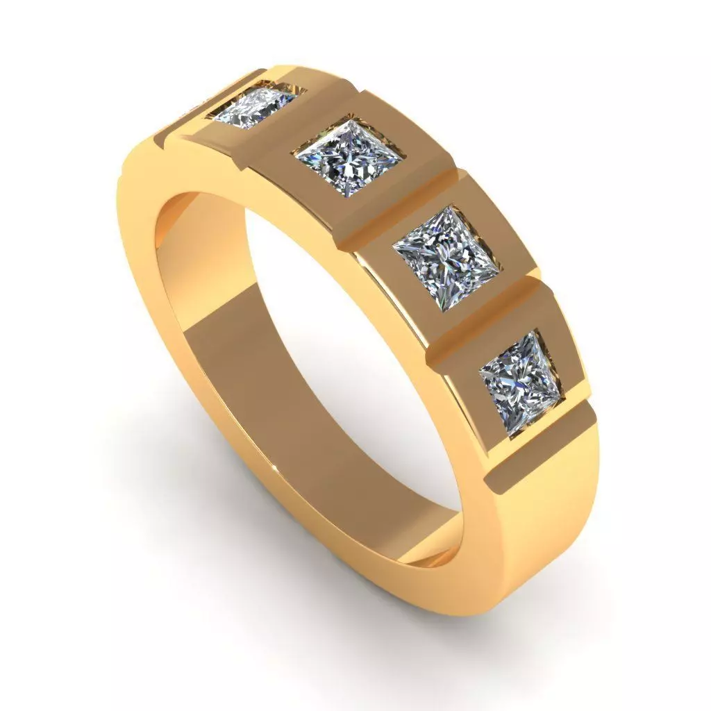 Wedding Band 3D print model_0
