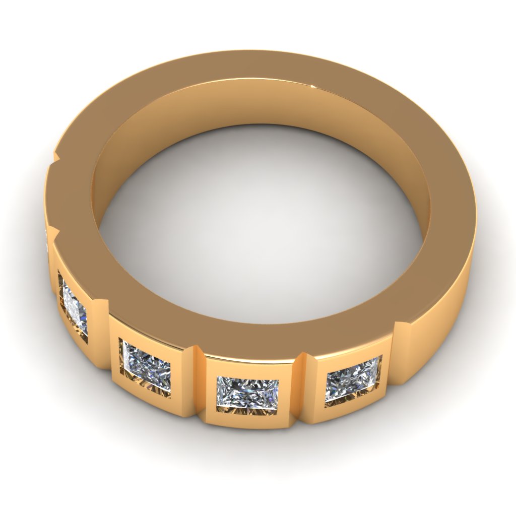 Wedding Band 3D print model_3