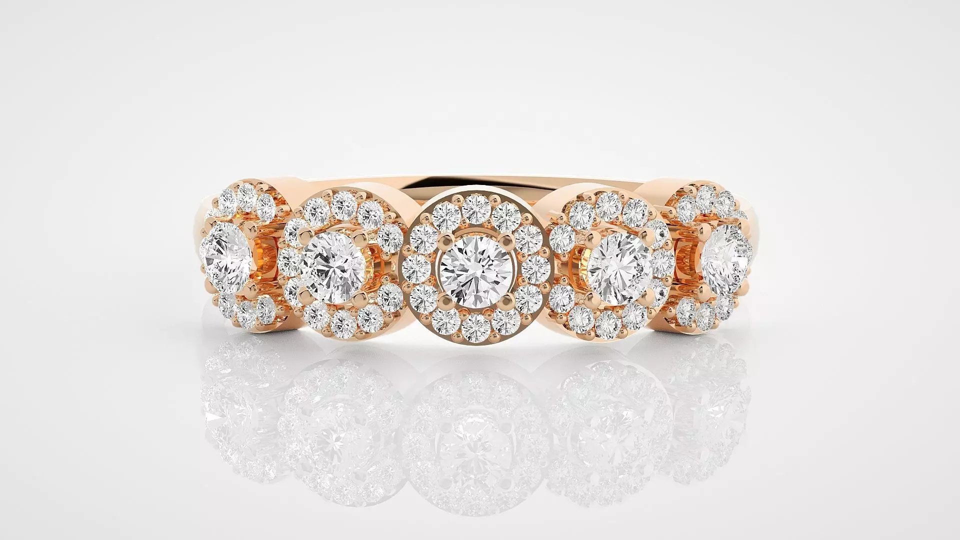 Ultra Light wt minimalist diamond solitaire ring 3dm stl renders 3D print model_0