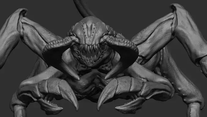 Creature - highpoly