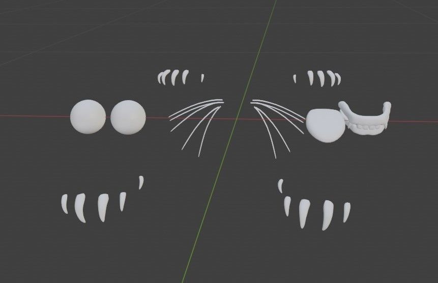 chihuahua dog base mesh 3D model_2