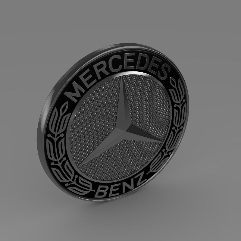 Mercedes-Benz logo 3D model_5