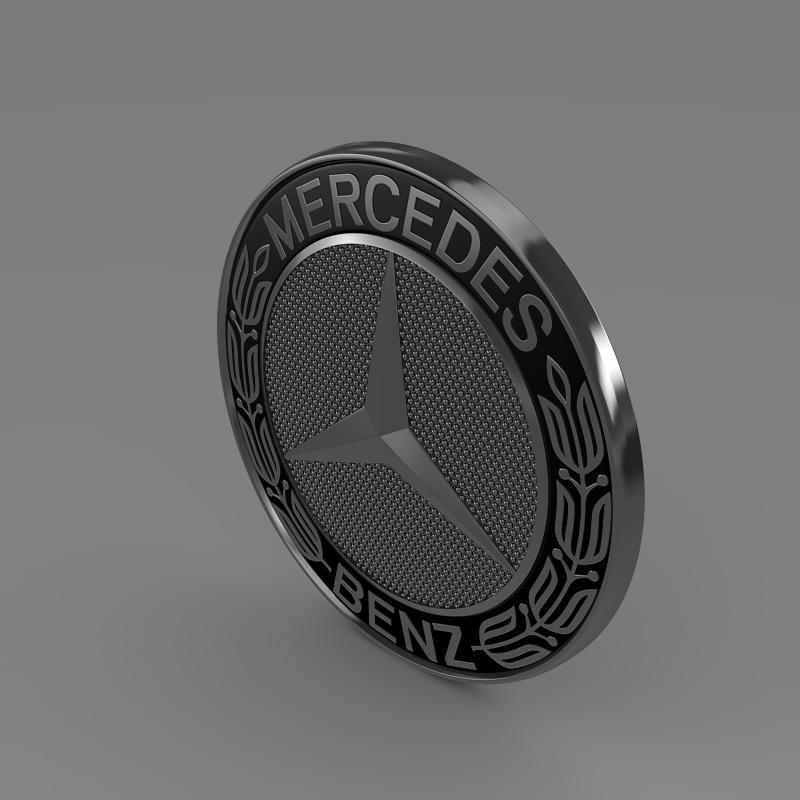 Mercedes-Benz logo 3D model_3