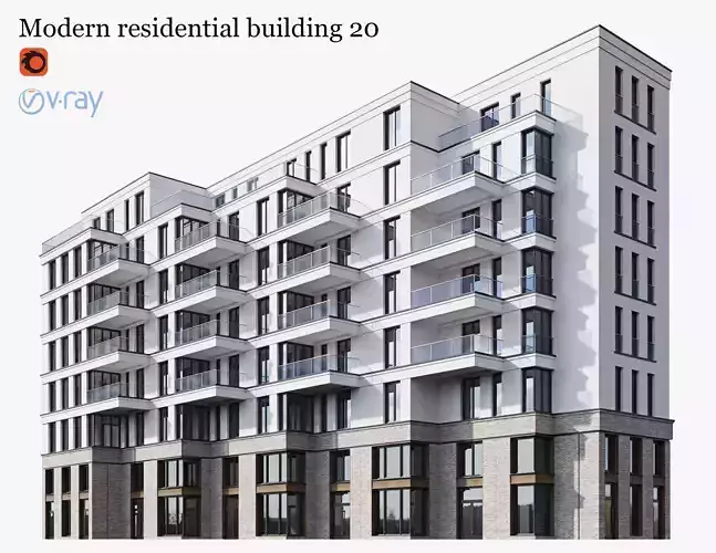 Modern residential building 20