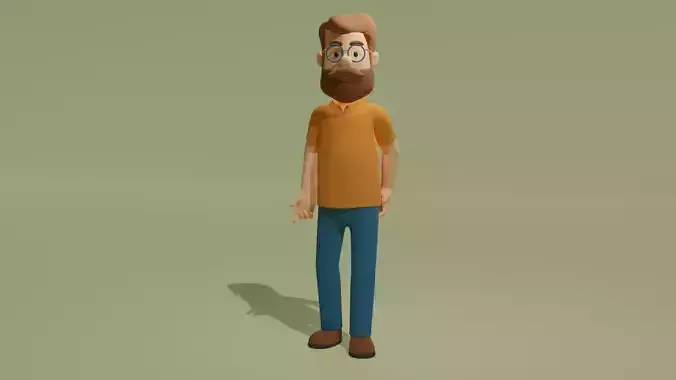 Male minimal character