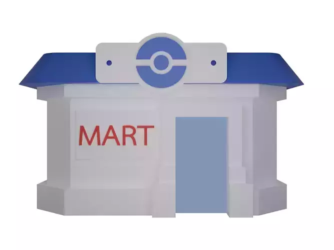 Pokemon Poke Mart 3D print model
