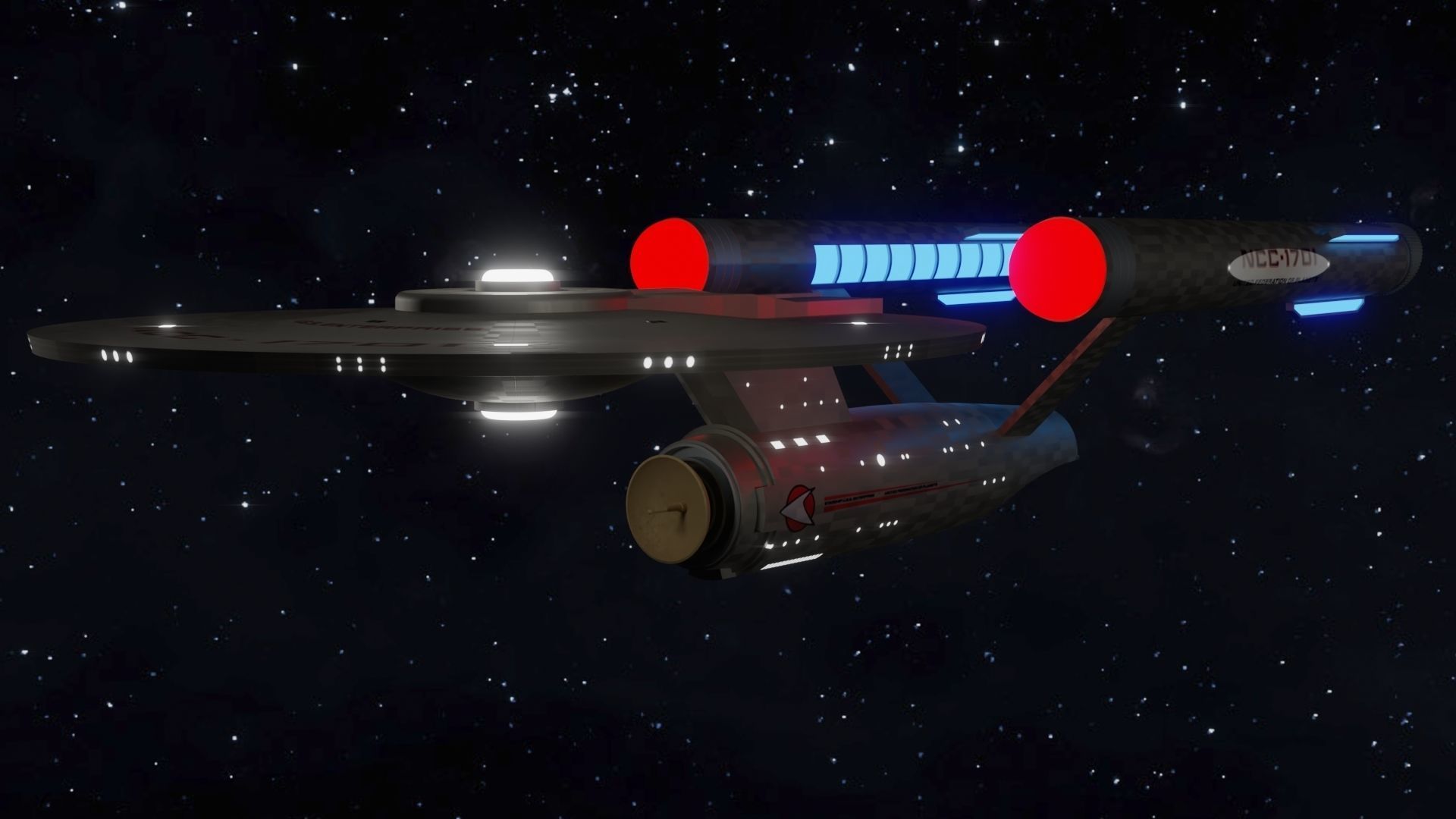 USS Enterprise 3D model_1