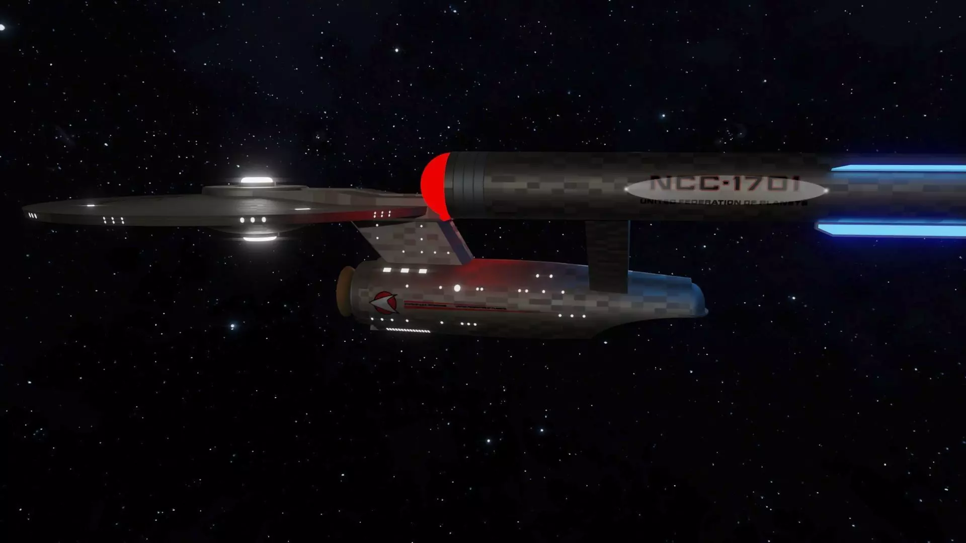 USS Enterprise 3D model_0