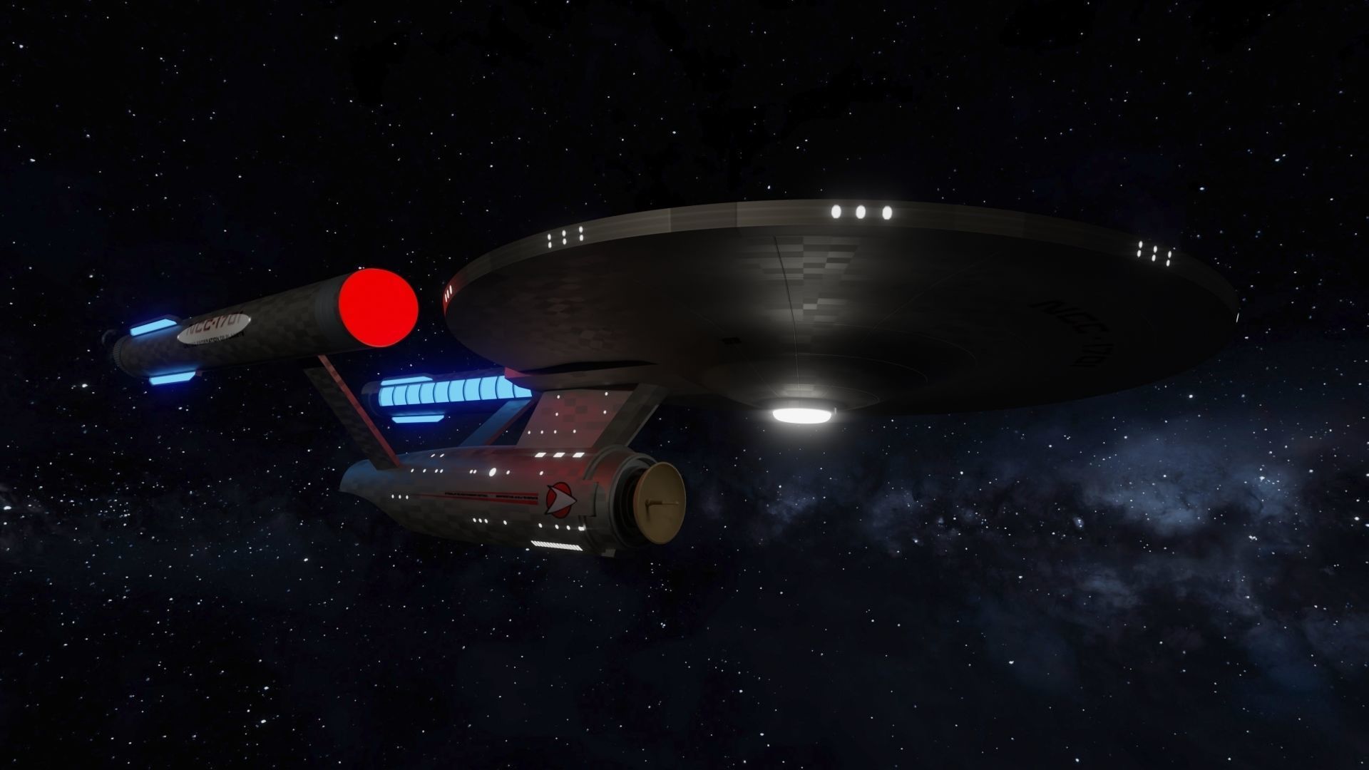 USS Enterprise 3D model_5