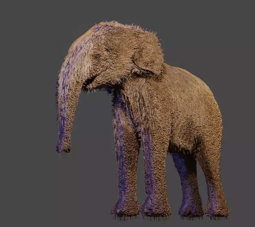 Juvenile Mammoth 3D model