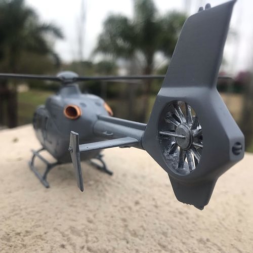 EC135 HELICOPTER SCALE MODEL 1 48 ASSEMBLY KIT 3D print model 4