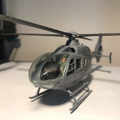 EC135 HELICOPTER SCALE MODEL 1 48 ASSEMBLY KIT 3D print model 3
