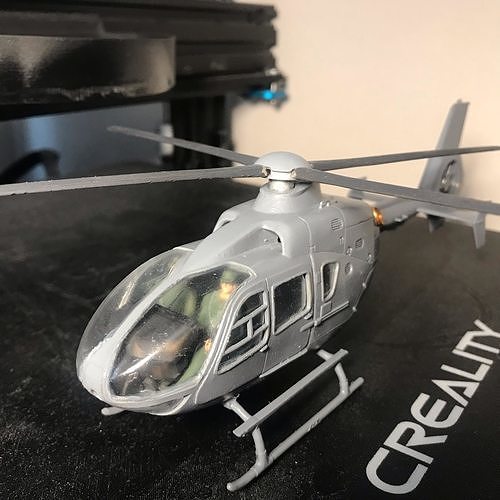 EC135 HELICOPTER SCALE MODEL 1 48 ASSEMBLY KIT 3D print model 5