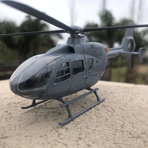 EC135 HELICOPTER SCALE MODEL 1 48 ASSEMBLY KIT 3D print model 7