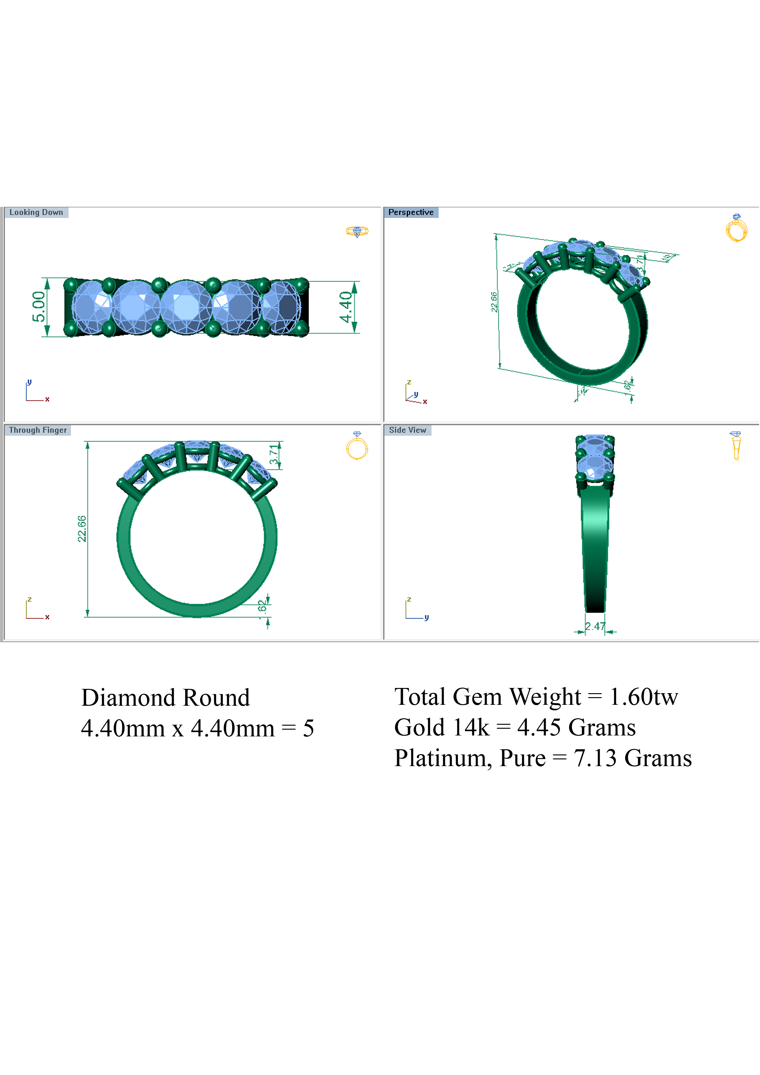 Wedding Band 3D print model_6