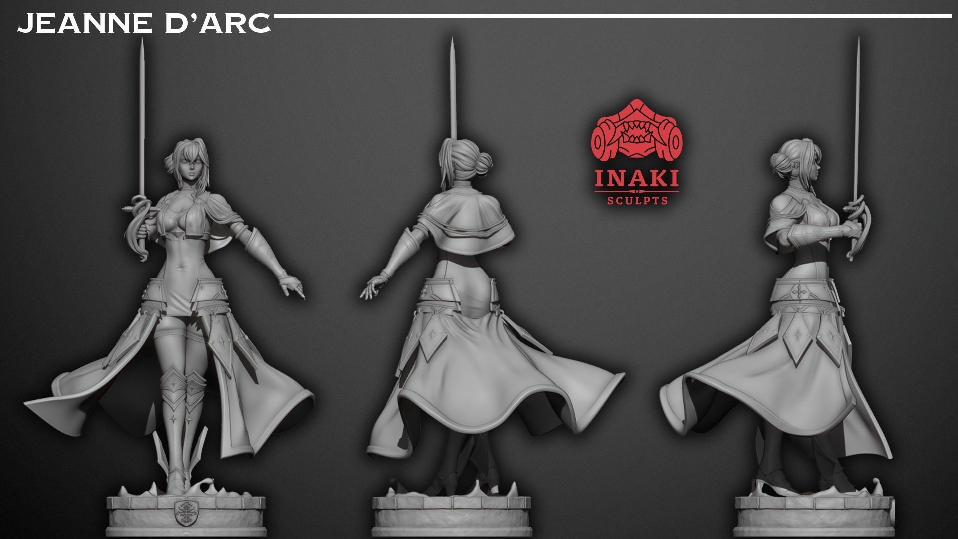 Jeanne DArc - Azur Lane 3D print model_7
