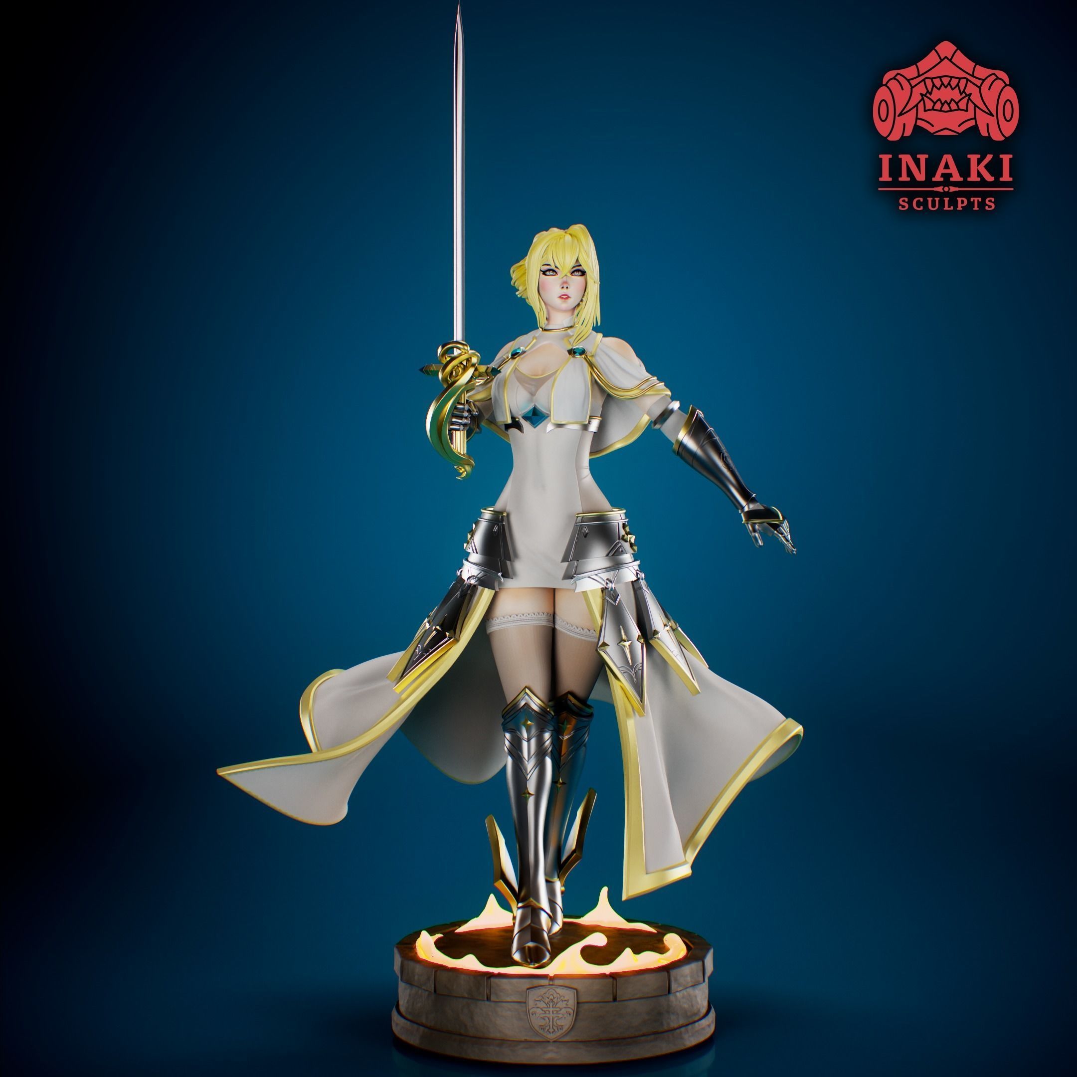 Jeanne DArc - Azur Lane 3D print model_3