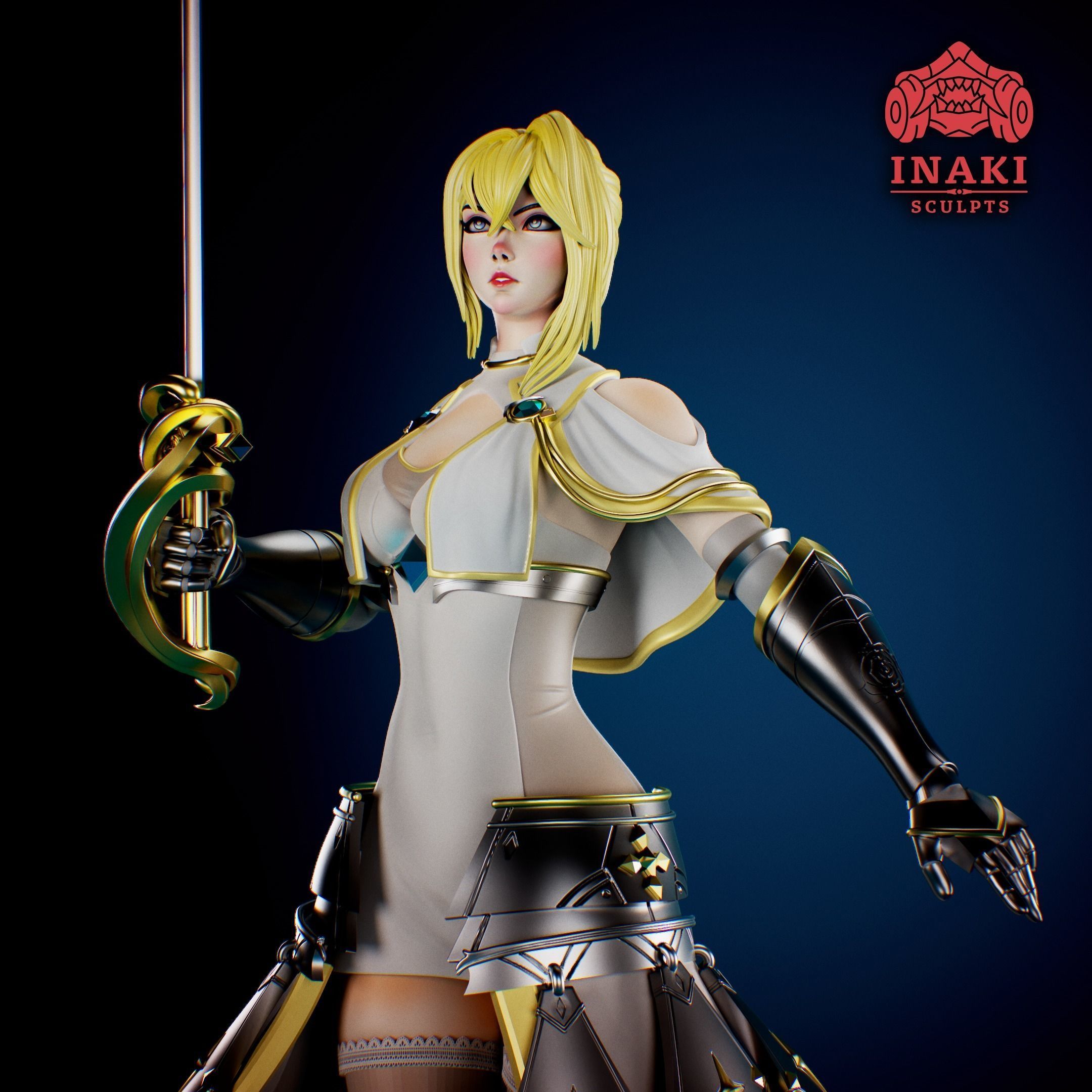 Jeanne DArc - Azur Lane 3D print model_2