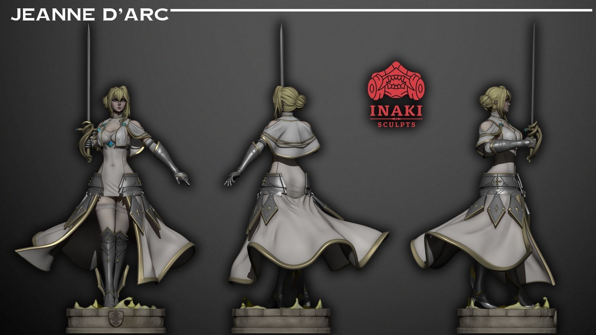 Jeanne DArc - Azur Lane 3D print model_6