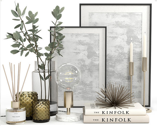 Decorative Set 08 3D model