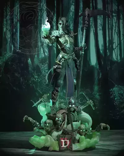 NECROMANCER BY CREATIVE GEEK MB 3D print model