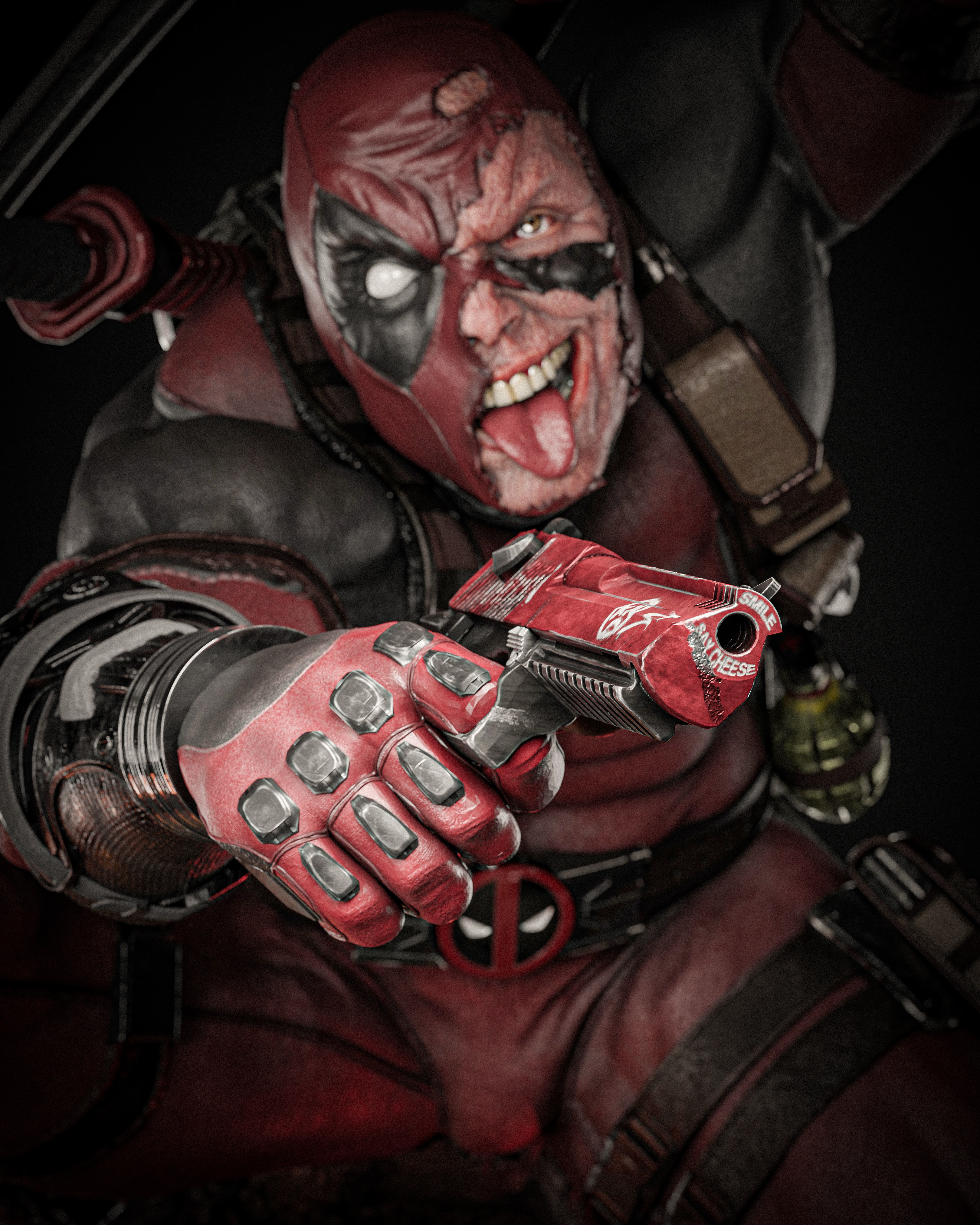 DEADPOOL - STL 3D print model_7