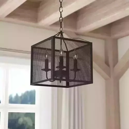 Islip Light Lantern Square Pendant