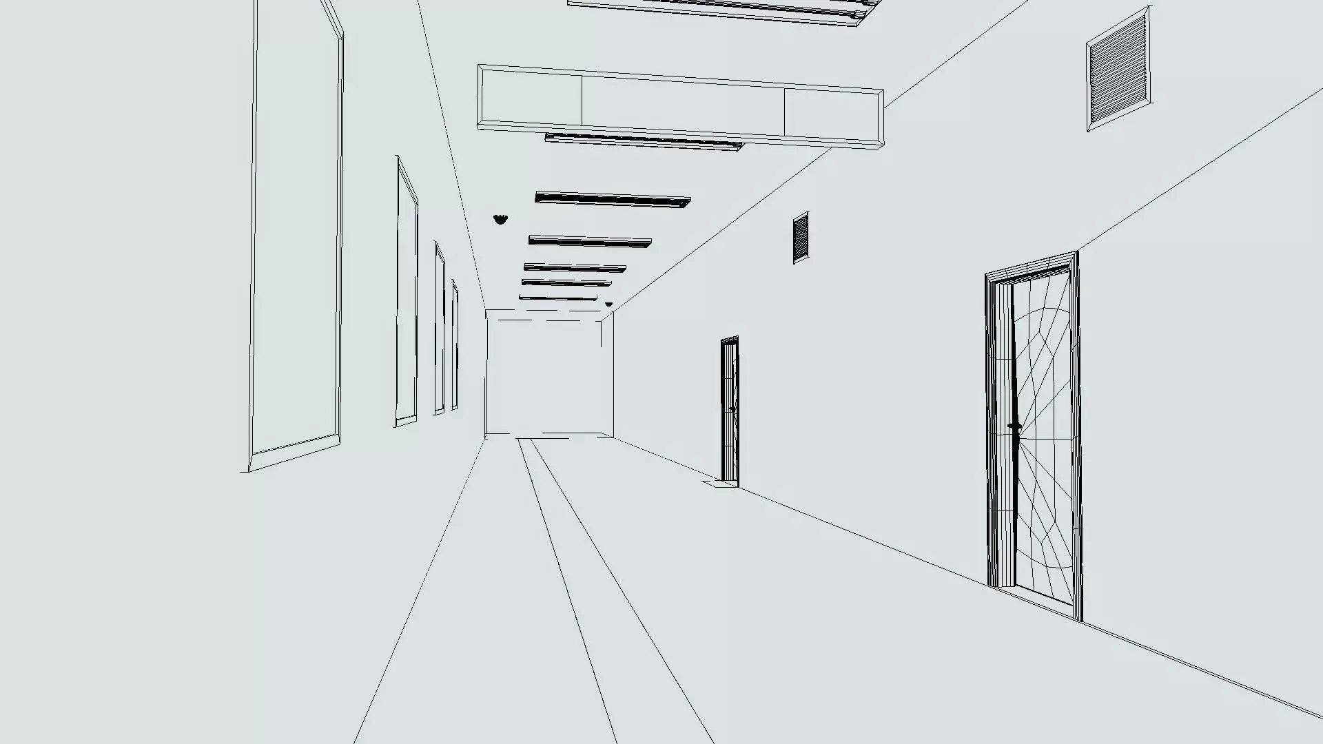 The Exit 8  Low-poly 3D model_2